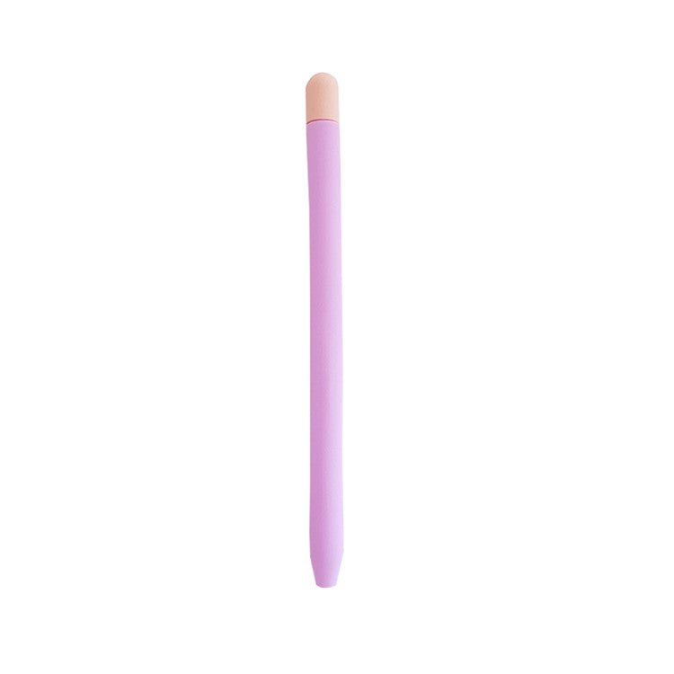 Soft Silicone Stylus Pen Sleeve Protective Case for Apple Pencil Pro / Pencil (2nd Generation) - Light Purple