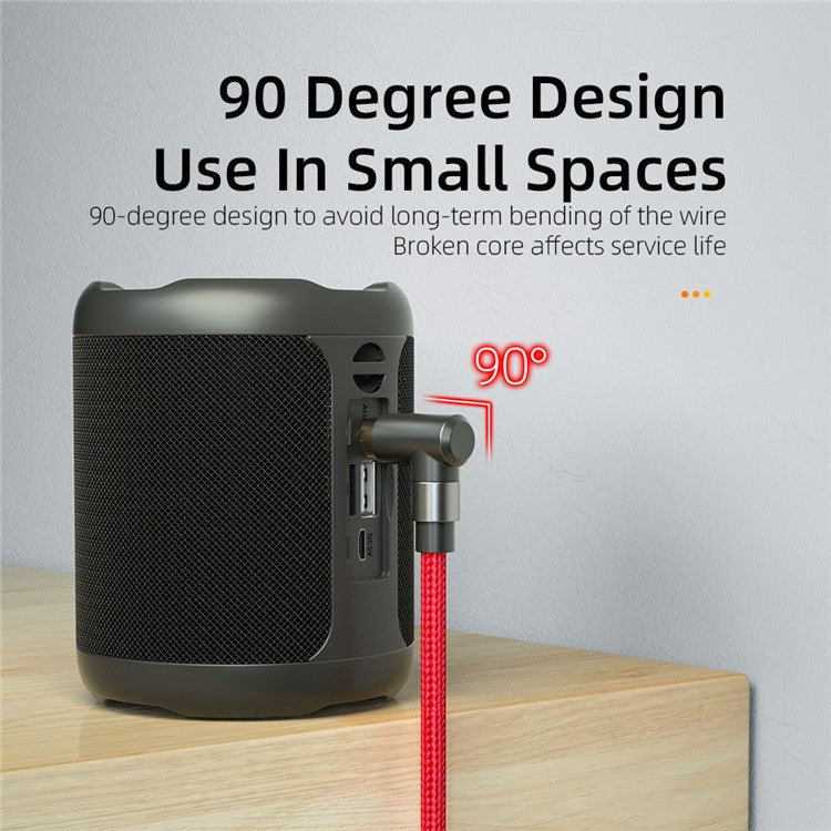 ESSAGER 3.5mm Jack Male to Male Audio AUX Cable for PC Mobile Phone Speaker, 1.5m - Blue