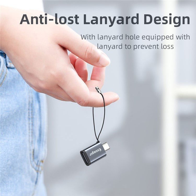 ESSAGER Mini USB 3.0 Adapter Mobile Phone Type-C Male to USB Female OTG Adapter Converter Connector