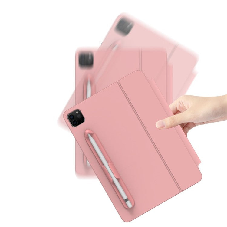 Love Mei Magnetic Liquid Silicone Pencil Case Holder Sticker Apple Pencil Pocket Sleeve for Apple Pencil 1st / 2nd - Pink