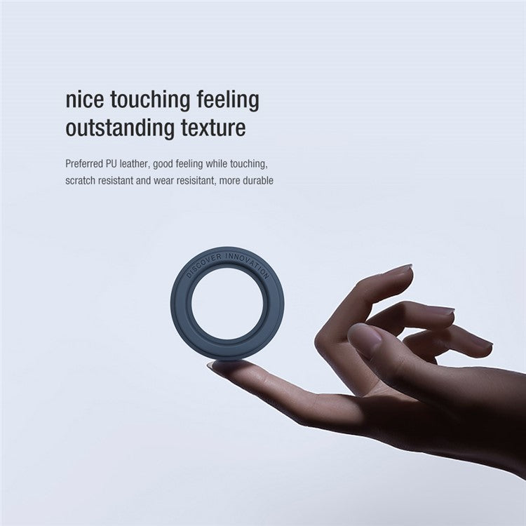 NILLKIN Multi-Color Strong Magnet SnapHold Magnetic Sticker for Smartphones Compatible with MagSafe - Black