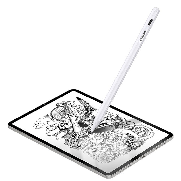 USAMS US-ZB223 Active Stylus Pen for iPad 2018-2021 Sensitivity Capacitive Palm Rejection Drawing Writing Tablet Pen