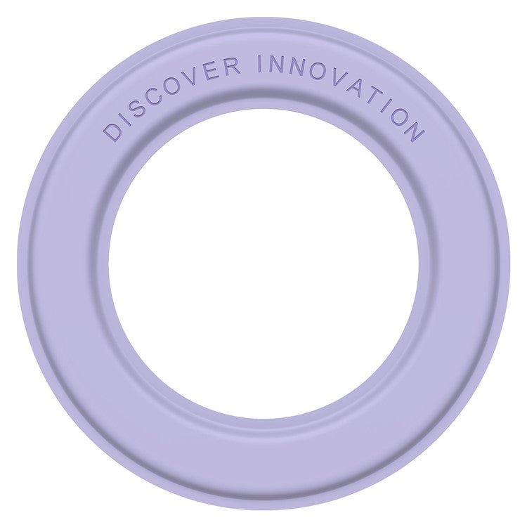 NILLKIN 2Pcs Universal Mobile Phone Round Magnetic Sticker Rings for Magsafe Wireless Charger - Purple