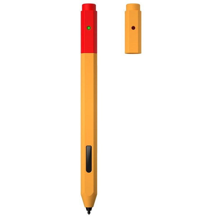 For Microsoft Surface Pen Liquid Silicone Protective Pencil Case Dust Proof Wrap Cover Sleeve - Orange