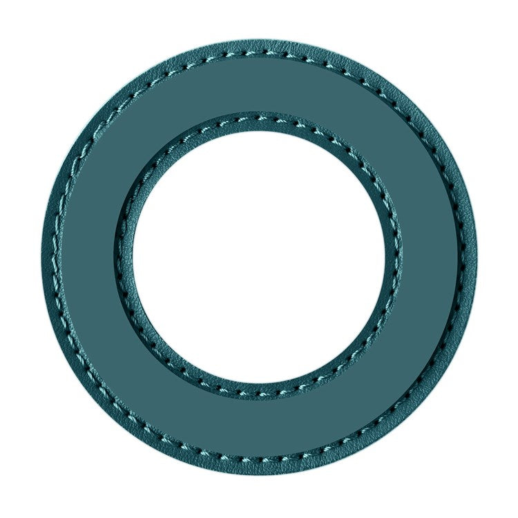 NILLKIN Compatible with MagSafe Phone Holder Plain Leather Strong Magnet SnapHold Magnetic Stand - Cyan