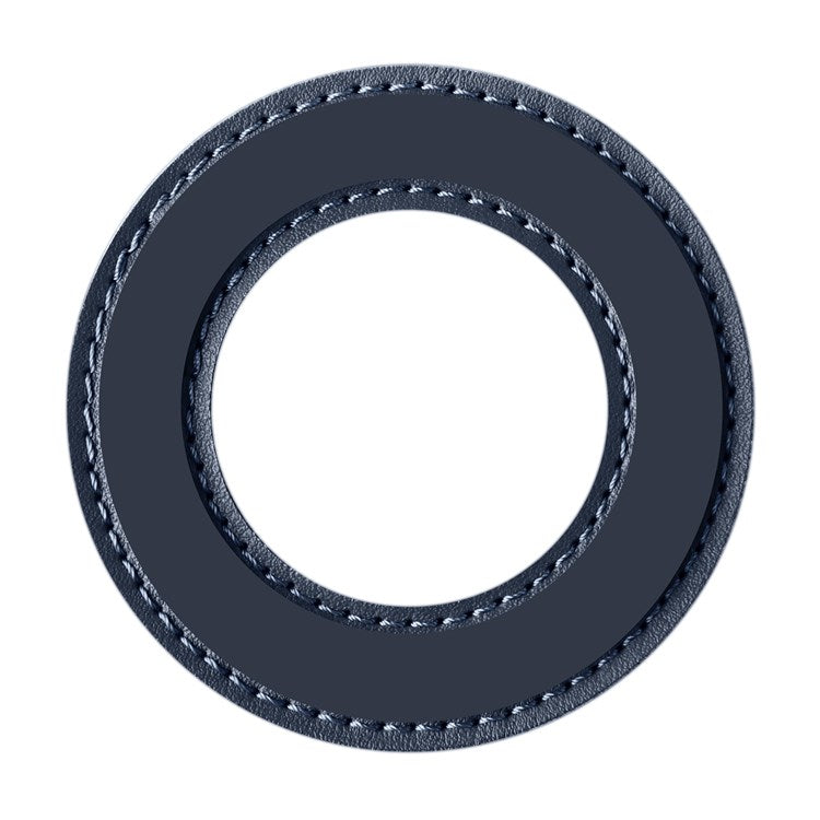 NILLKIN Compatible with MagSafe Phone Holder Plain Leather Strong Magnet SnapHold Magnetic Stand - Midnight Blue