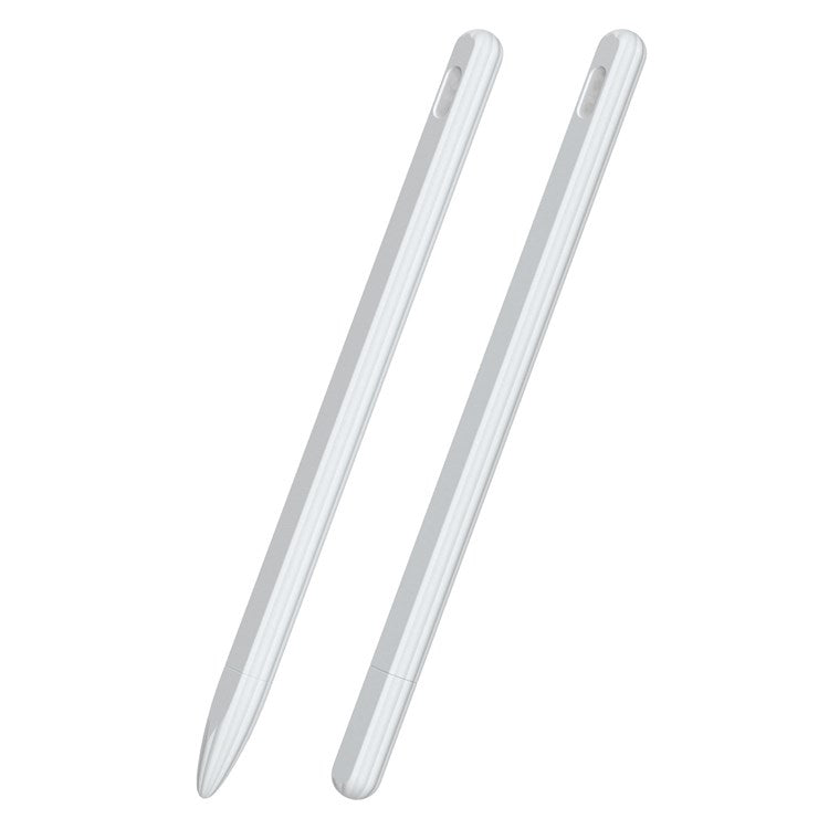 For Apple Pencil Pro / Pencil (2nd Generation) Anti-Slip Liquid Silicone Stylus Pen Sleeve Stylus Pen Cover - White