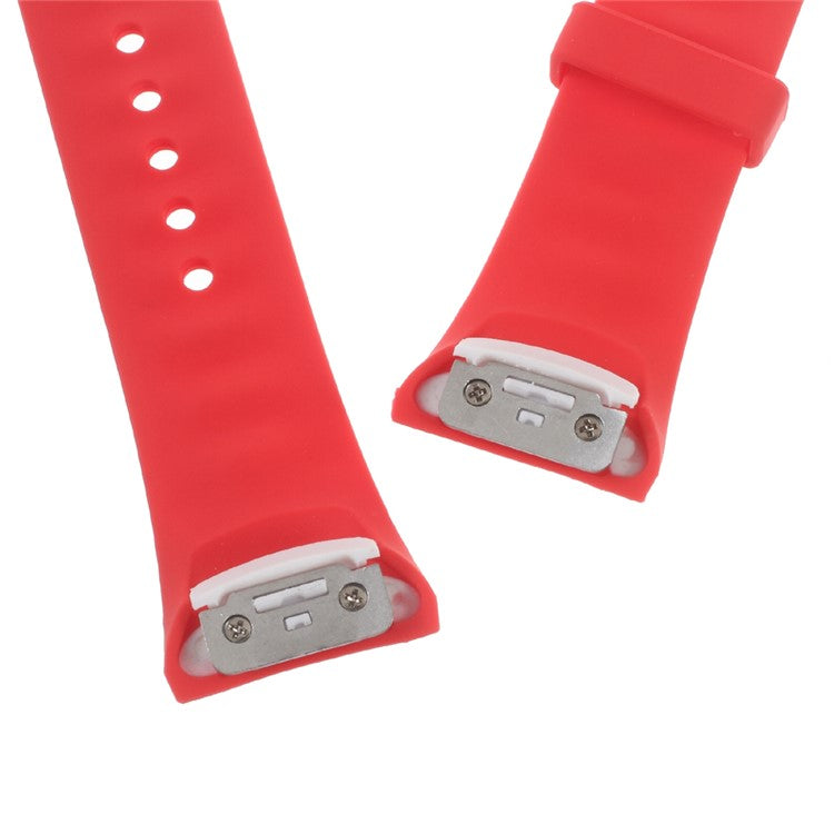 Silicone Watch Band Strap for Samsung Gear Fit 2 SM-R360 - Red