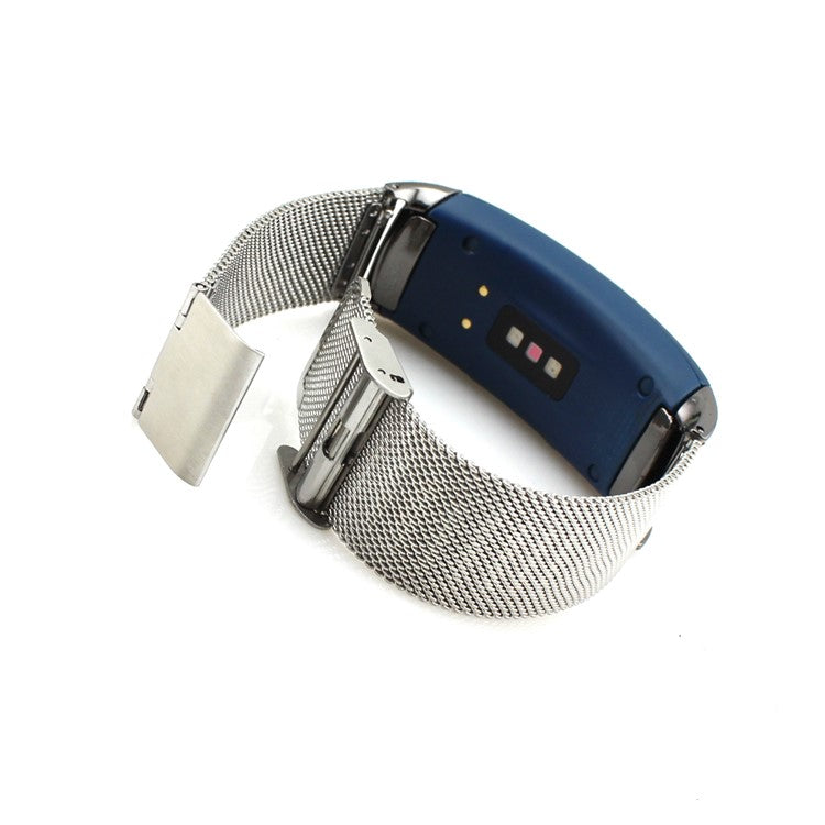 Mesh Stainless Steel Wrist Watch Strap for Samsung Gear Fit 2 SM-R360 - Silver Color