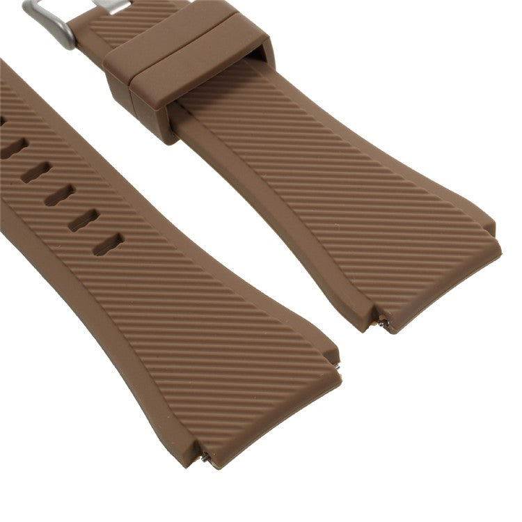 22mm Sports Silicone Bracelet Watch Band for Samsung Gear S3 Classic / Frontier - Brown