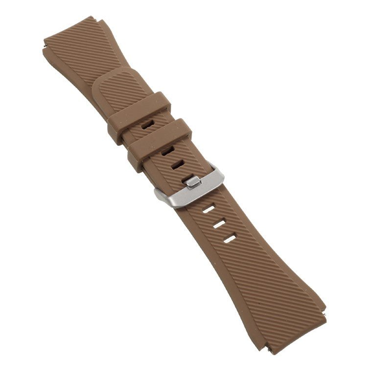 22mm Sports Silicone Bracelet Watch Band for Samsung Gear S3 Classic / Frontier - Brown