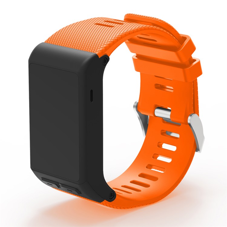 Sport Style Watchband Silicone Watch Strap for Garmin Vivoactive HR - Orange