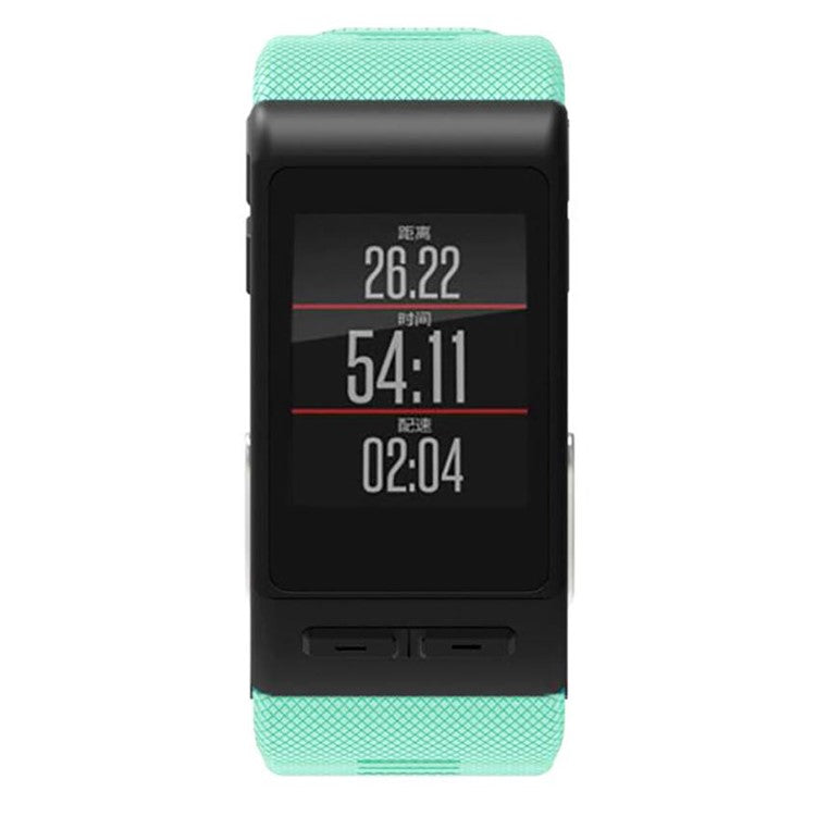 Soft Silicone Sport Style Replacement Watch Band for Garmin Vivoactive HR - Cyan