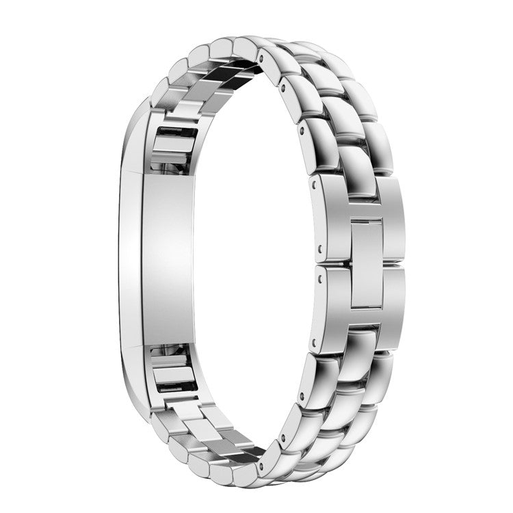 Three Beads Stainless Steel Wristband for Fitbit Alta - Silver Color