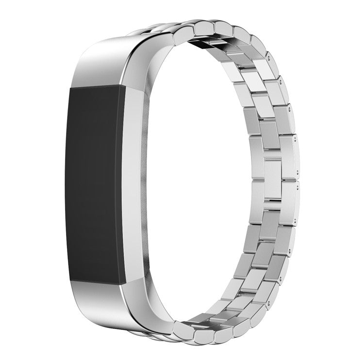 Three Beads Stainless Steel Wristband for Fitbit Alta - Silver Color
