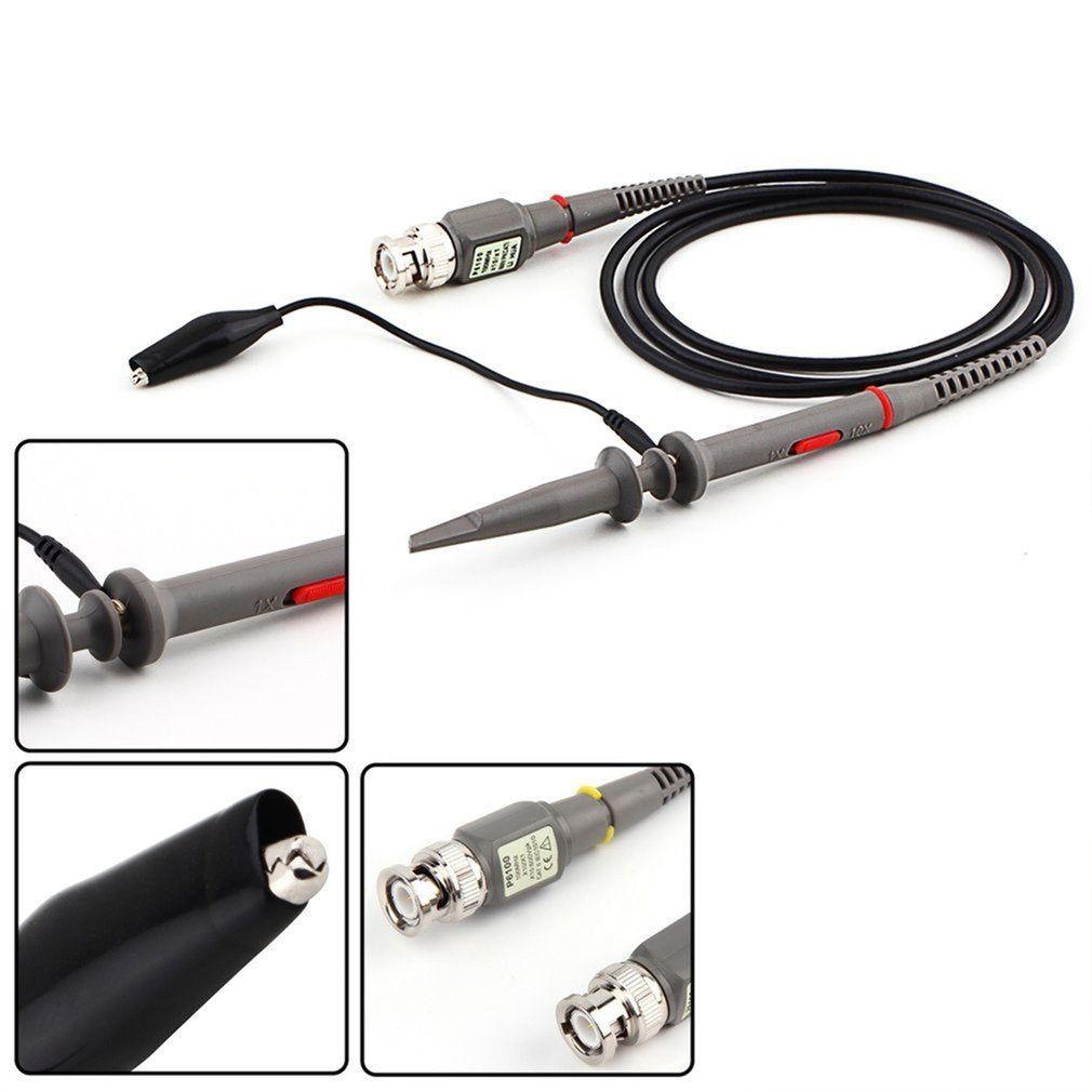 '-10? ~ +50? P6100 100MHz Oscilloscope Scope Clip Probe for Tektronix HP - UNIQKART