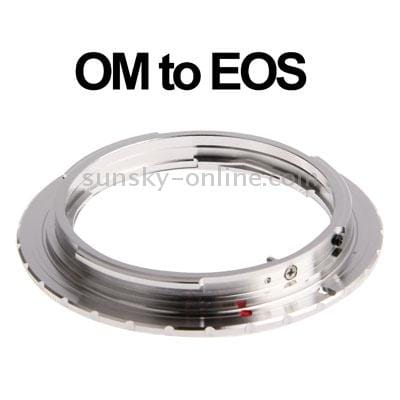 OM-EOS Lens Mount Stepping Ring (Silver)