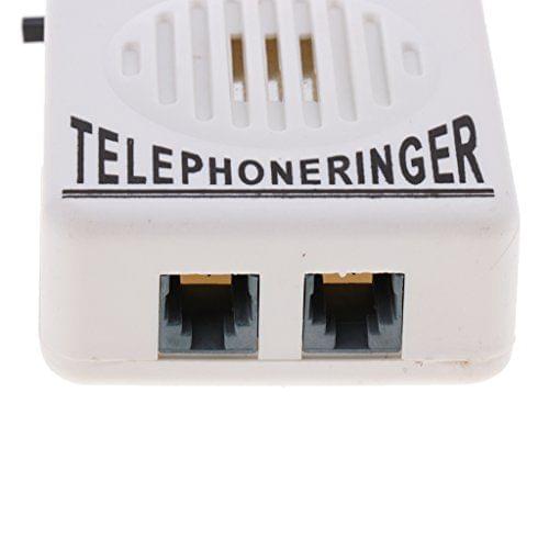 Telephone Phone Ring Amplifier Amplified Ringer with Strobe Light Flasher