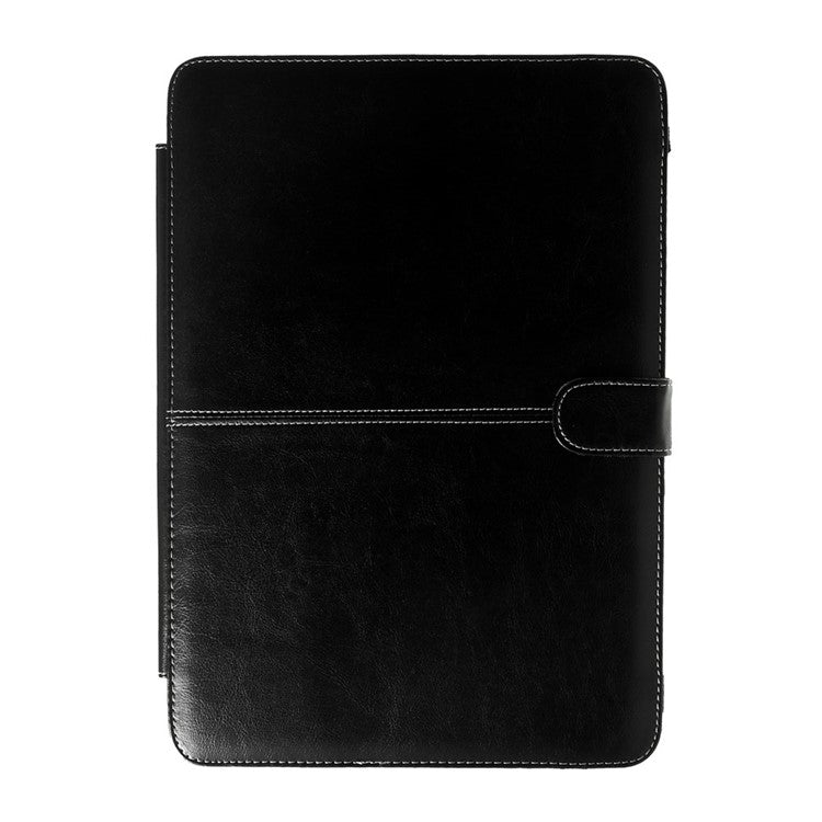Crazy Horse Leather Protective Case for MacBook Air 13.3 inch - Black