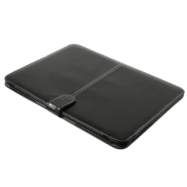 Crazy Horse Leather Protective Case for MacBook Air 13.3 inch - Black