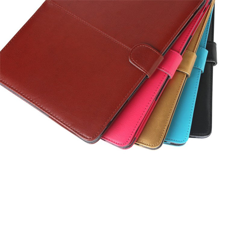 Crazy Horse Leather Protective Case for MacBook 12-inch with Retina Display(2015) - Black