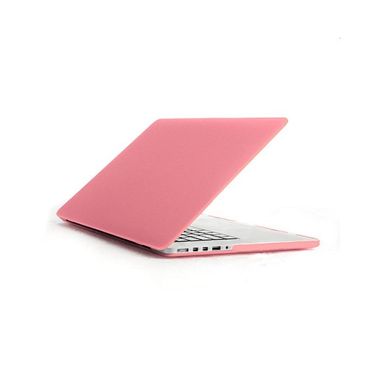 ENKAY HAT PRINCE Matte PC Full Body Cover + Keyboard Film + Anti-dust Plugs for MacBook Pro 13.3" Retina A1425 - Pink