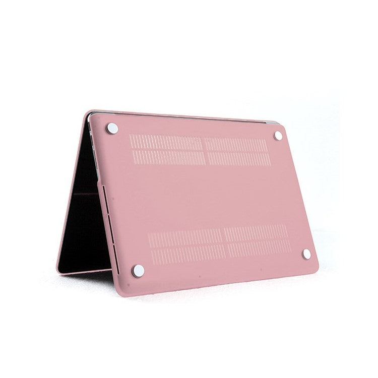 ENKAY HAT PRINCE Matte PC Full Body Cover + Keyboard Film + Anti-dust Plugs for MacBook Pro 13.3" Retina A1425 - Pink