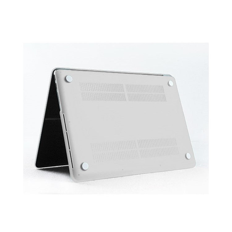 White ENKAY HAT PRINCE Matte Plastic Case + Keyboard Film + Anti-dust Plugs for MacBook Pro 15.4" w/ Retina Display (A1398)