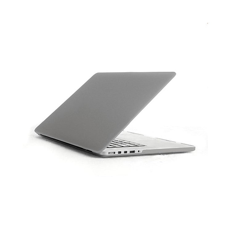 Grey ENKAY HAT PRINCE Matte Plastic Case + Keyboard Film + Anti-dust Plugs for MacBook Pro 15.4" w/ Retina Display (A1398)
