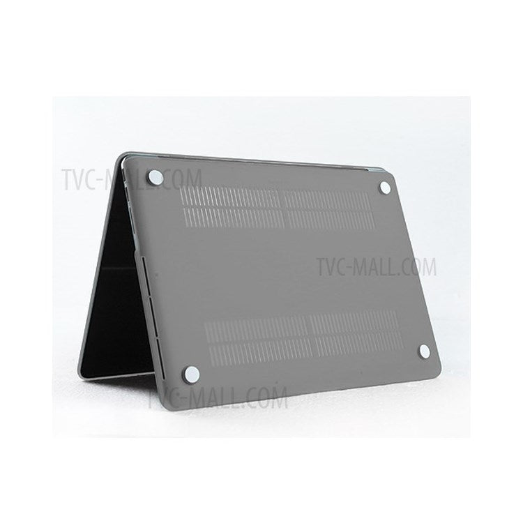 Grey ENKAY HAT PRINCE Matte Plastic Case + Keyboard Film + Anti-dust Plugs for MacBook Pro 15.4" w/ Retina Display (A1398)