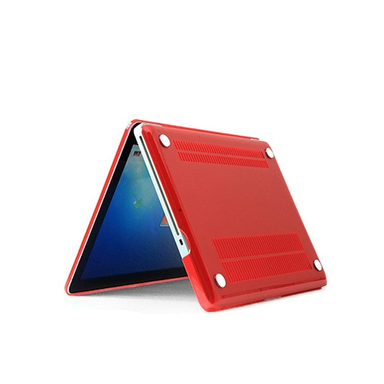 Red ENKAY HAT PRINCE for MacBook Pro 13.3" A1425 Retina Display Crystal PC Case + Keyboard Film + Anti-dust Plugs