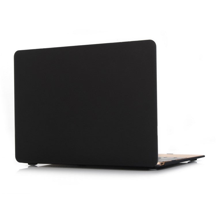 Black Matte Plastic Hard Case for MacBook 12-inch with Retina Display(2015)