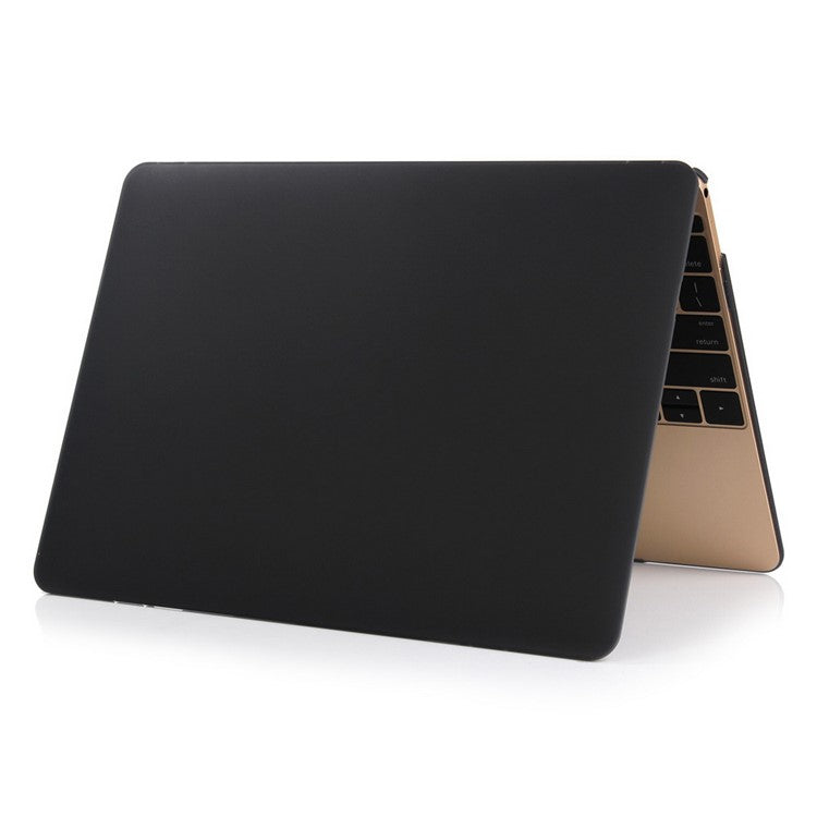 Black Matte Plastic Hard Case for MacBook 12-inch with Retina Display(2015)