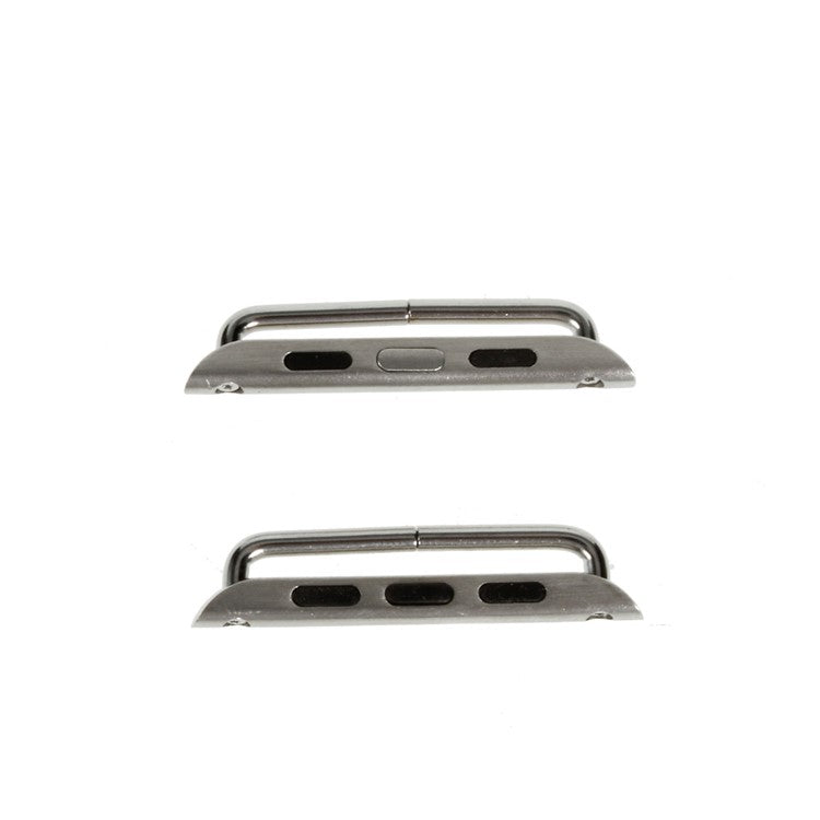 Replacement Metal Band Axle Connector Clasp for Apple Watch Series SE / SE (2022) / 6 / 5 / 4 44mm / Series 3 / 2 / 1 42mm - Silver Color
