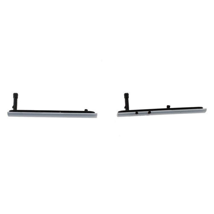 OEM Micro SD SIM Slots & USB Charging Port Anti-dust Cover for Sony Xperia Z3 Compact D5803 D5833 - White