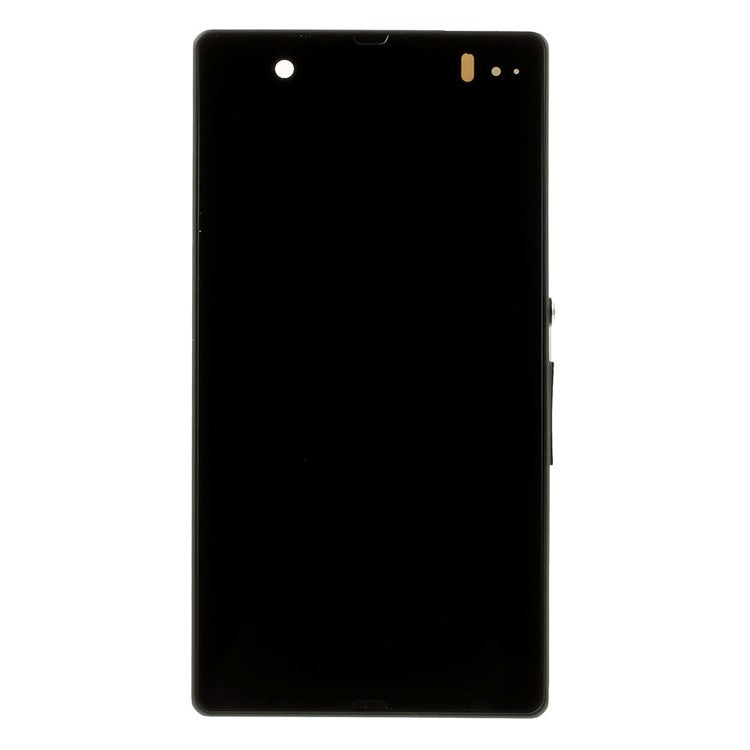 For Sony Xperia Z C6603 L36h LCD Screen and Digitizer Assembly with Front Housing OEM - Black