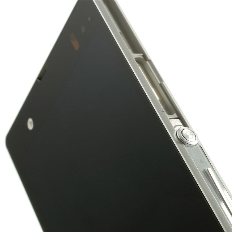 For Sony Xperia Z C6603 L36h LCD Screen and Digitizer Assembly with Front Housing OEM - White