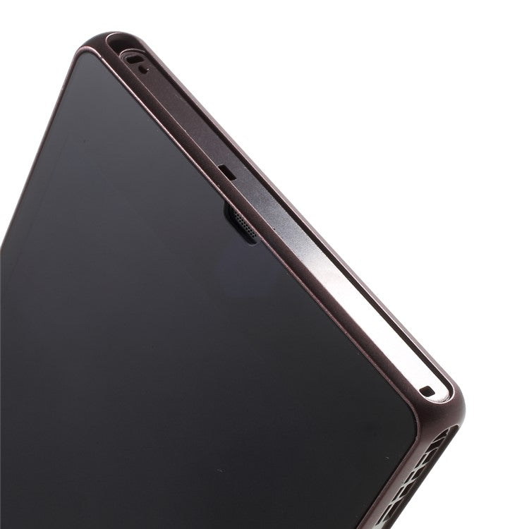 For Sony Xperia Z C6603 L36h LCD Screen and Digitizer Assembly with Front Housing OEM - Purple