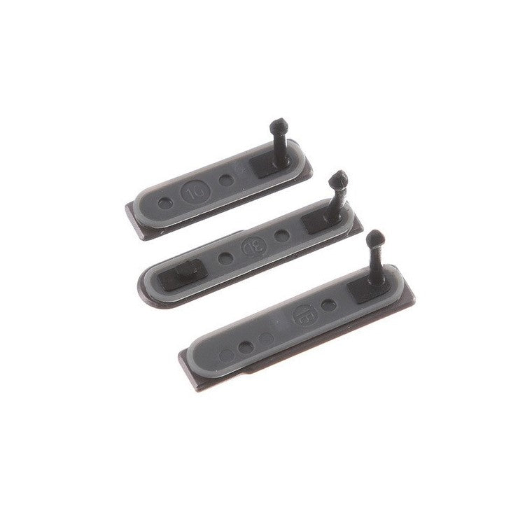 3PCS/Set OEM Card Cap and USB Cover for Sony Xperia Z1 Compact D5503 - Black