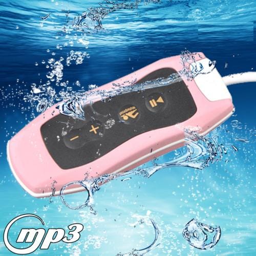 8GB Waterproof Maximun Functional Depth 10M/32.8ft MP3 Player with FM Radio & Belt Clamp (Pink)