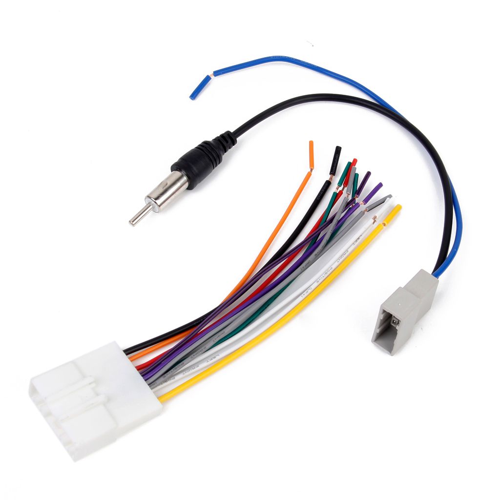 Car DVD Radio Install Stereo Wire Harness Plugs Antenna Adapter for Nissan