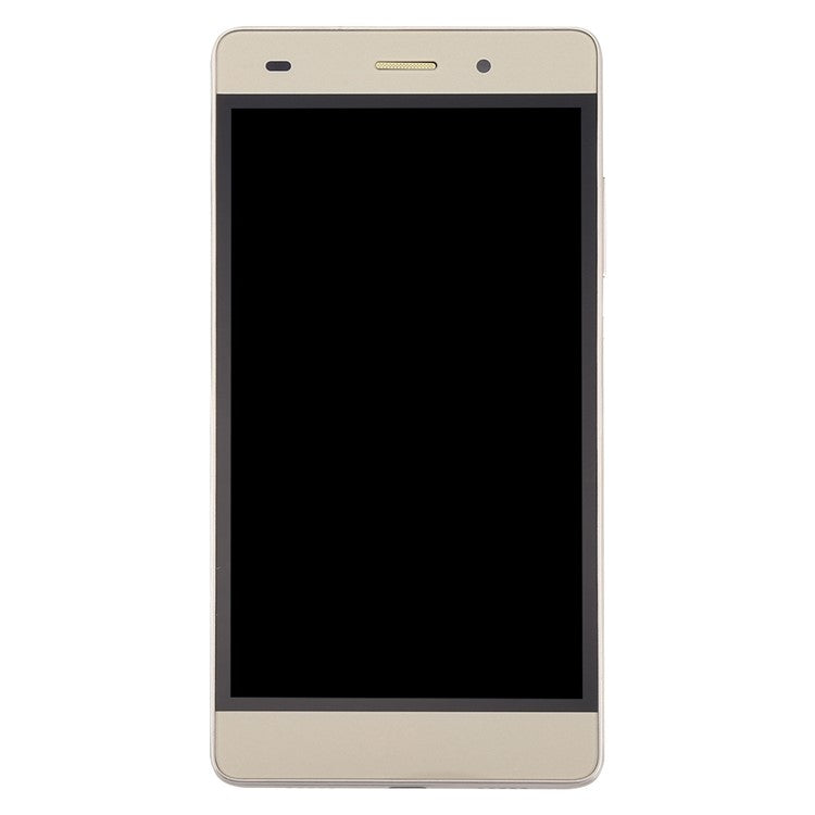LCD Screen and Digitizer Assembly with Front Housing Part for Huawei Ascend P8 Lite - Gold