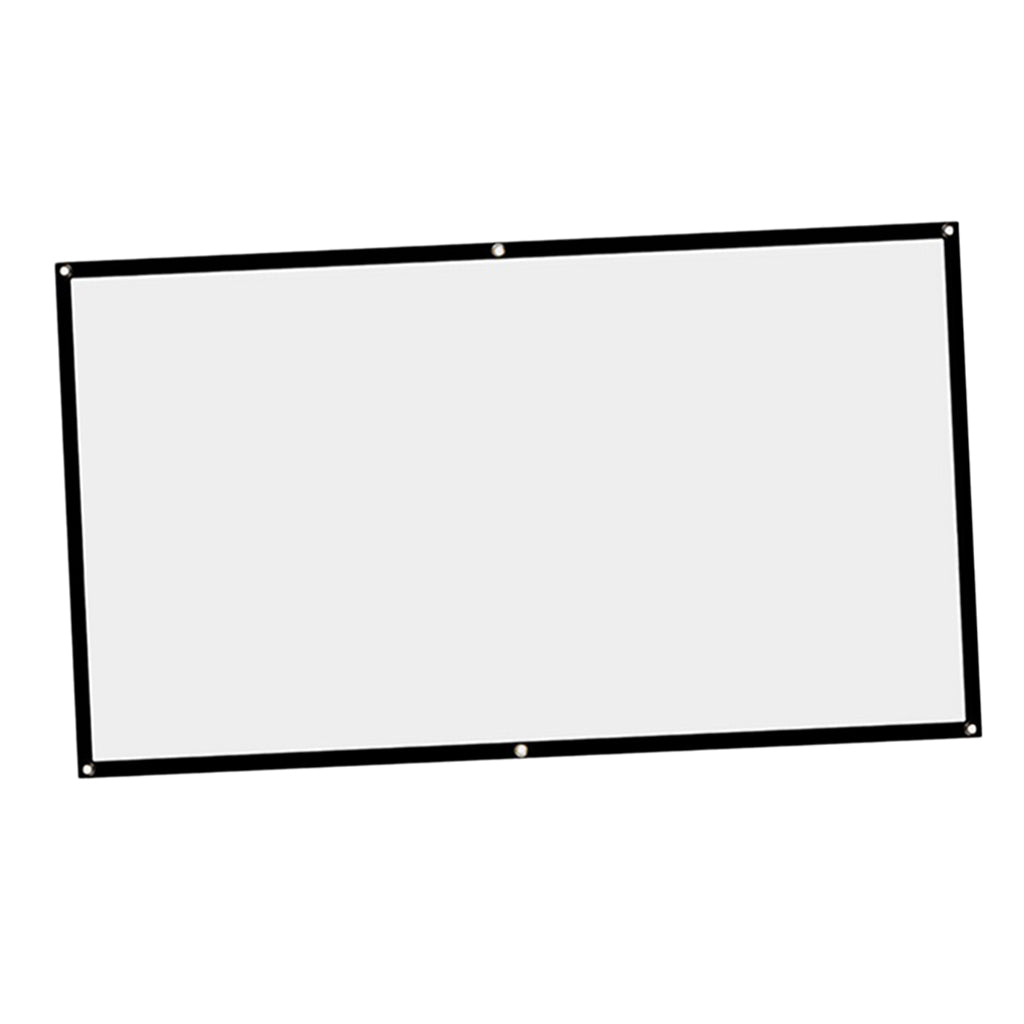 16:9 Foldable Projection Screen HD Home Cinema Projector Cloth 100inch