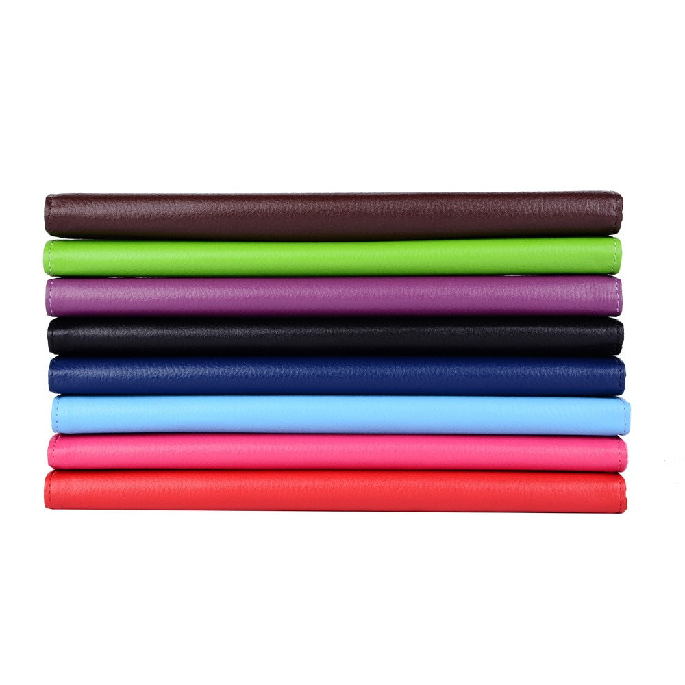 Litchi Texture 2-fold Stand Leather Case for Lenovo TAB 2 A10-70 - Purple