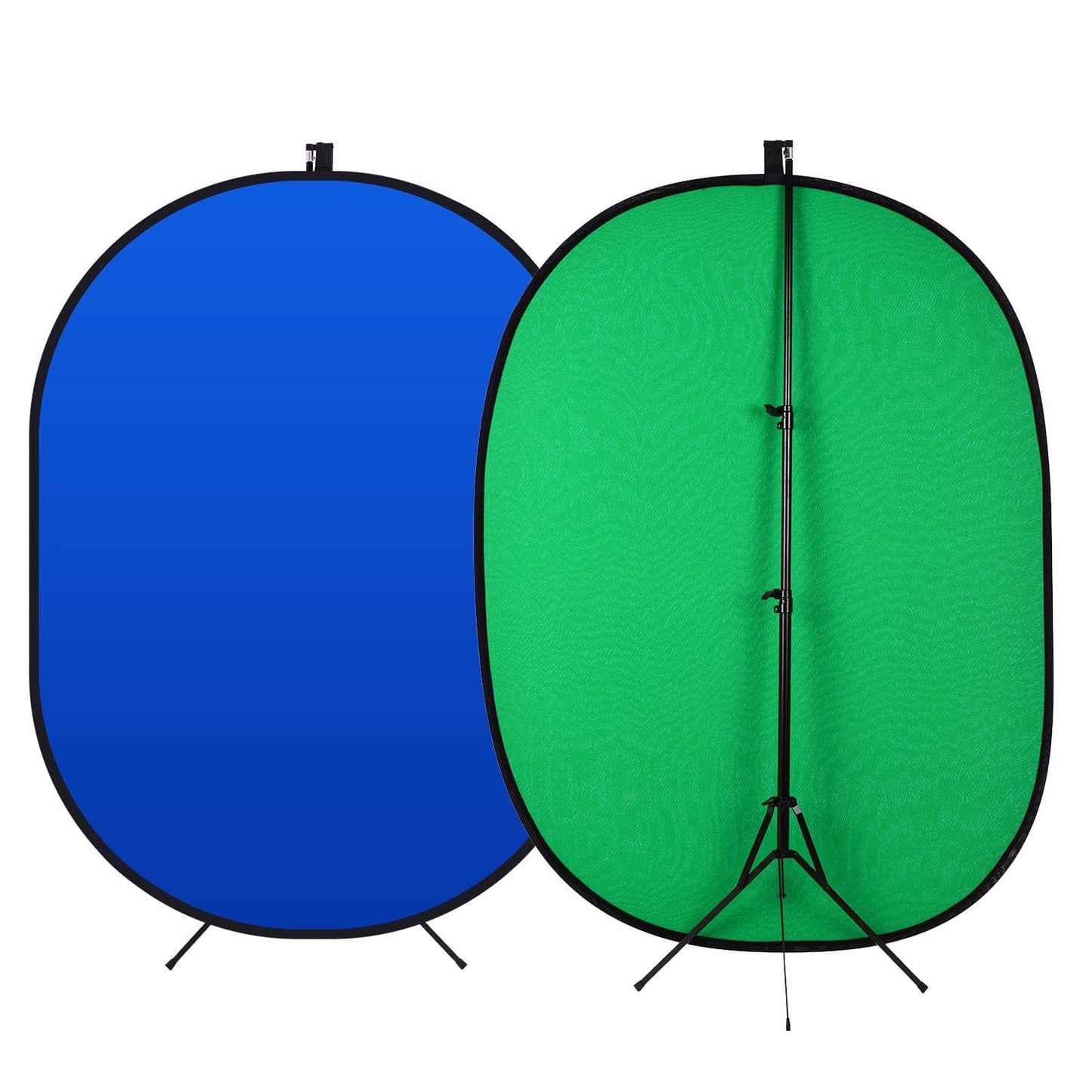5 * 6.5ft/ 1.5 * 2m Green & Blue 2-in-1 Studio Collapsible - Blue&green
