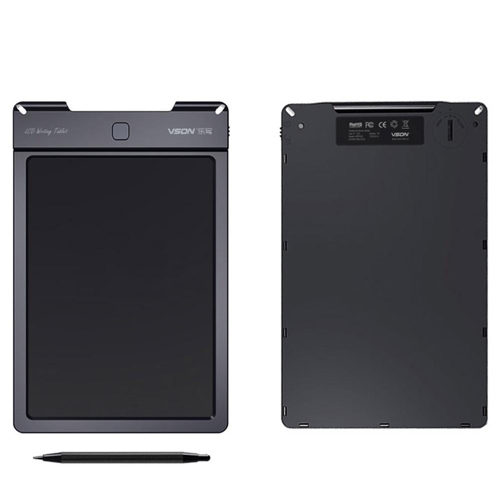 WP9310 9 inch LCD Monochrome Screen Writing Tablet Handwriting Drawing Sketching Graffiti Scribble Doodle Board for Home Office Writing Drawing (White)
