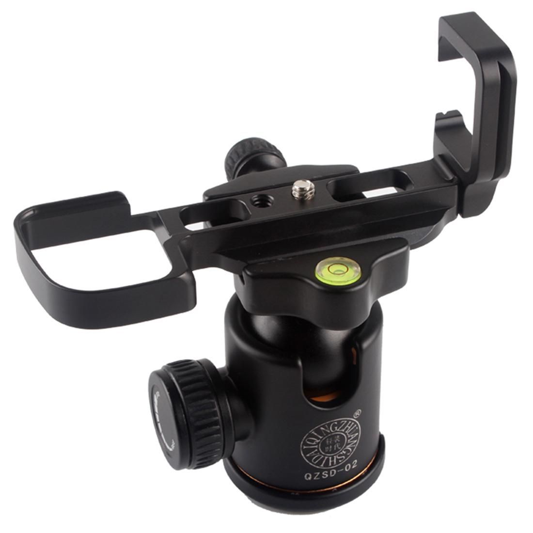 Fittest XT2 Aluminium Alloy Camera Bracket Grip Holder Quick Release L Plate for DSLR