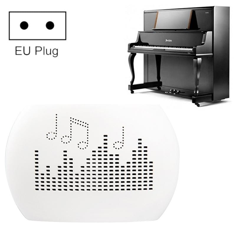 INVITOP Mini Portable Piano Musical Instrument Moisture-proof Dehumidifier Wardrobe Kitchen Shoe Cabinet Automatic Moisture Absorber, EU Plug (White)