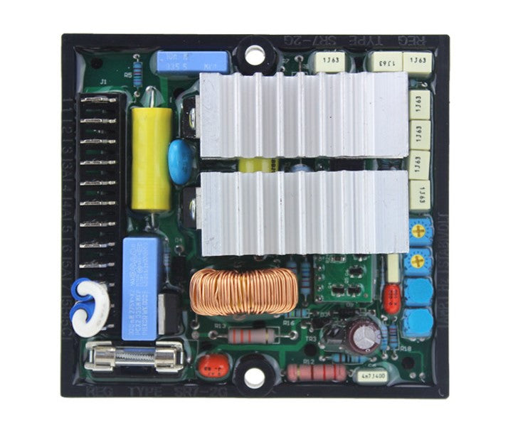 SR7 Me Alte brushless generator set automatic voltage regulating plate | permanent magnet exciter AVR