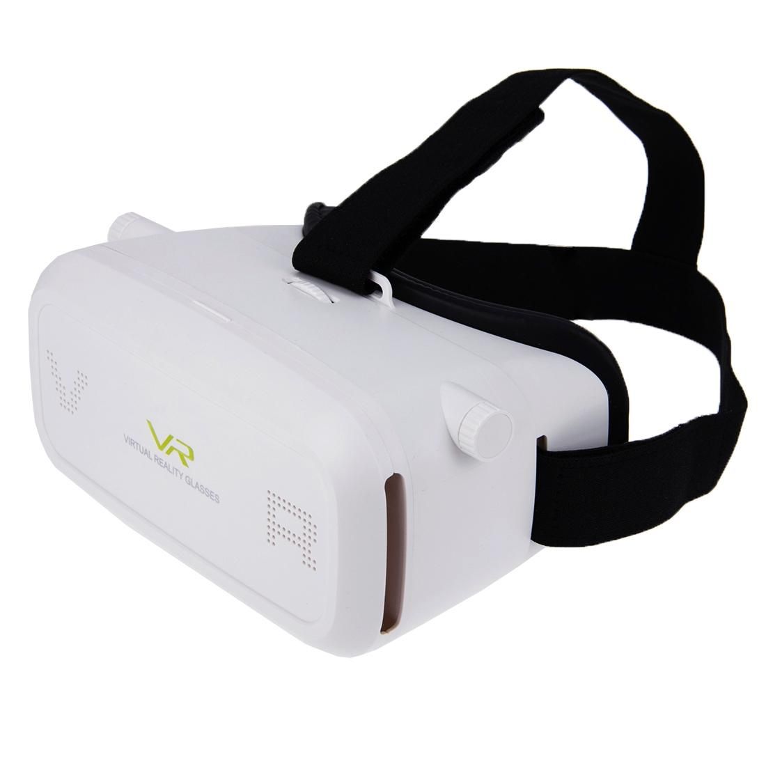Virtual Reality 3D Video Glasses for iPhone 6 Plus / Galaxy S7 etc. 3.5 inch - 5.7 inch Smartphone (White)